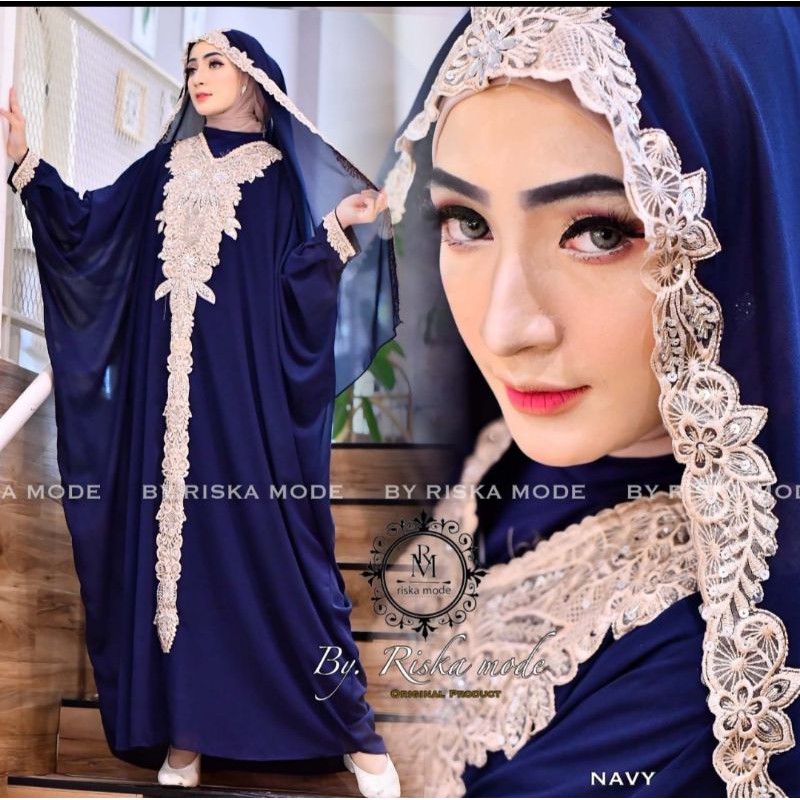 REALPICT GAMIS LEBARAN TERLARIS/GAMIS KAFTAN ZAHRA/BY RISKA MODE