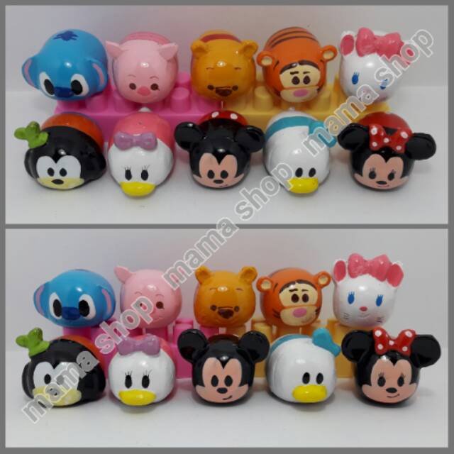 Topper Cake Figure Disney Tsum Tsum Patung Kue Boneka 