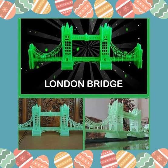 BARU Puzzle 3 Dimensi Glow in the dark Glowaw London Bridge, mainan edukasi, kado,hadiah, ultah,anak