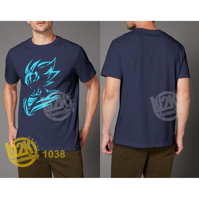KAOS DRAGON BALL Z SONGOKU SUPER SAIYAN KOMIK KEREN JEPANG L2K 1038