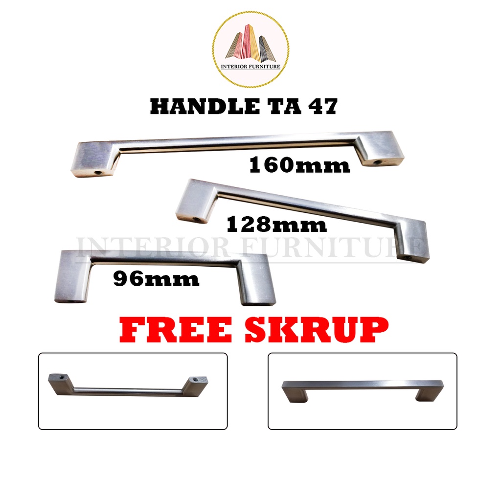 Handle Tarikan Lemari Laci Huben TA 47  Handle Laci Lemari Nakas Kitchen Kabinet