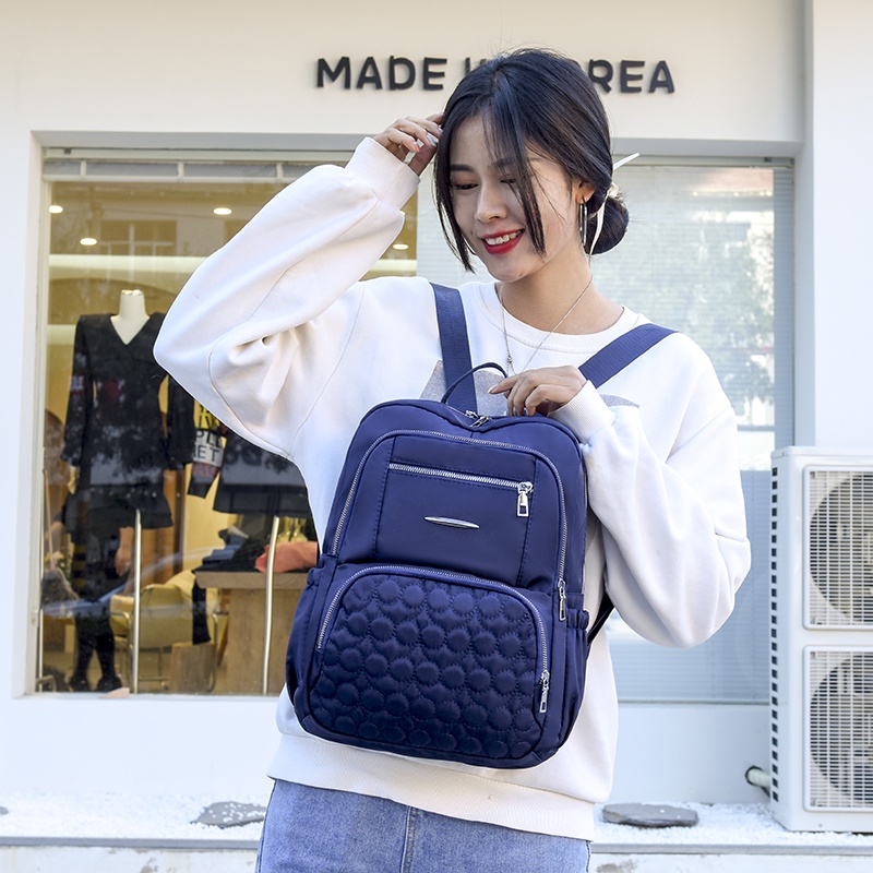 14 15 inch Laptop bag  Besar tas Ransel Wanita large backpack perempuan tas galas Fashion Travel Backpack beg belakang wanita ransel  beg sandang Women's Bags Ladies 1304