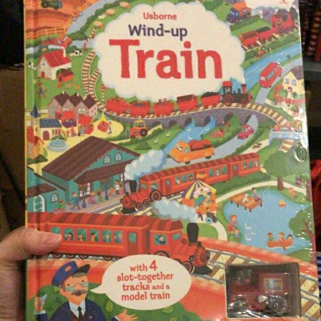 BEST SELLER BOOK SALE USBORNE WIND UP TRAIN DAN USBORNE WIND UP BUS