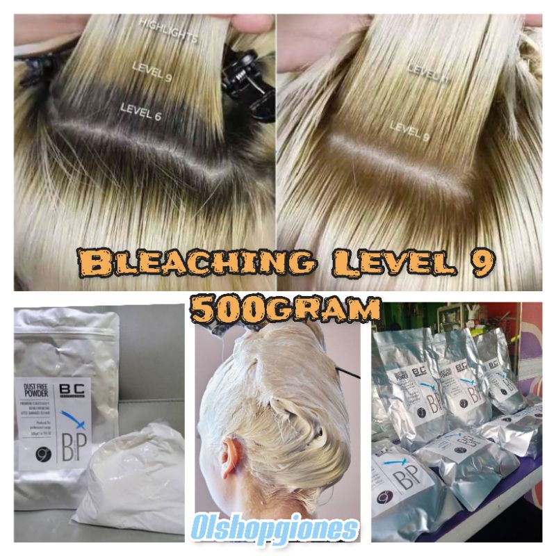 Bleaching korea premium BC Professional level 9 putih 500gr grade A Blonde Diva Optimun powder light master Koreo