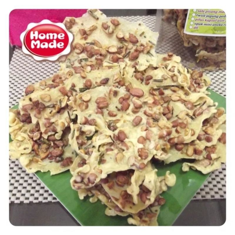 

Keripik Peyek Kacang Tipis / Pack / 150gr