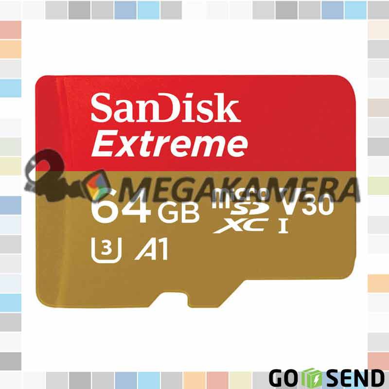 Memori Sandisk microSD Extreme (100Mbps) 64GB