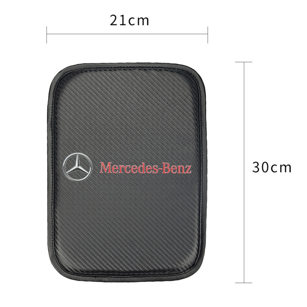 Benz Bantalan Sandaran Tangan Mobil Bahan Serat Karbon Untuk C Class W205 W221 W203 W212