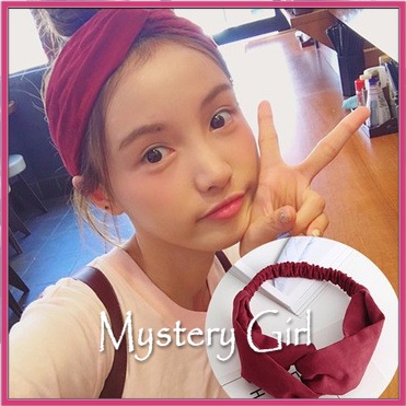 Mysterygirl - [MURAH]  Twilly Bag Bando Rambut Bandana Hair Ties Rajut Jepitan Rambut Korea Aksesoris rambut jepit / Kuncir Rambut / Kunciran Rambut lastis