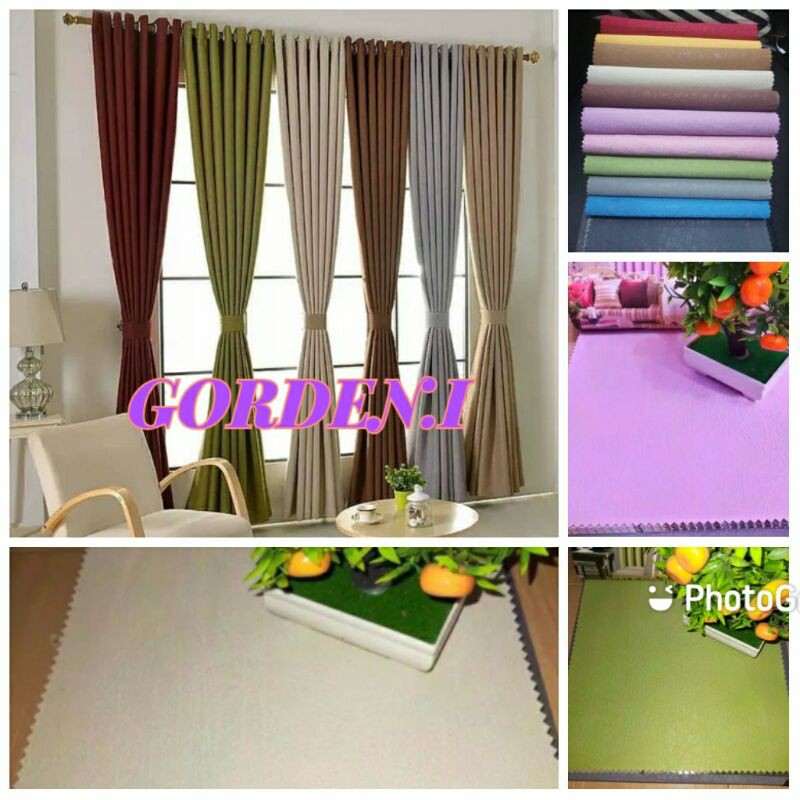 GORDEN BLACKOUT gorden pintu dan jendela tinggi 220cm