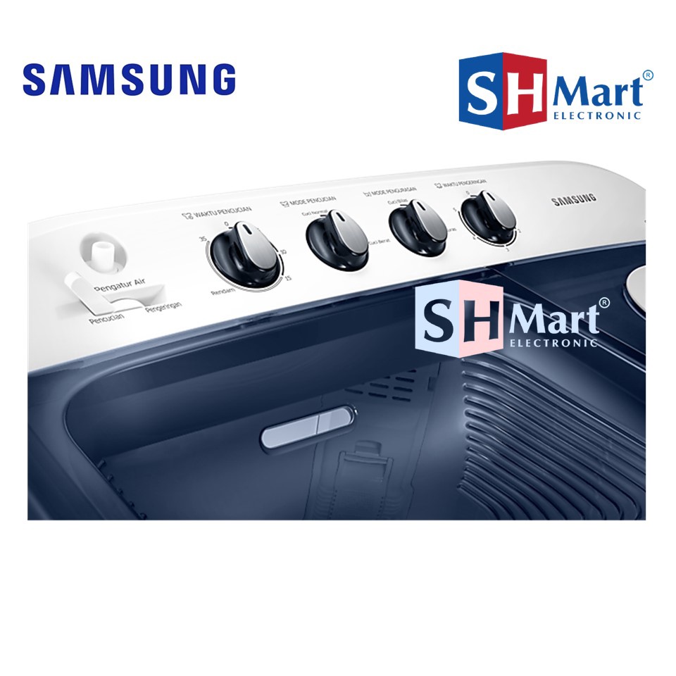 MESIN CUCI 2 TABUNG 7,5 KG SAMSUNG WT75H3210MB FREE PASANG ( MEDAN )