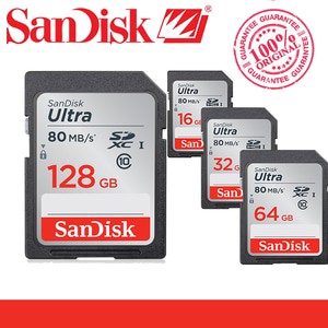 Sandisk SDHC Ultra 64GB 80MB/s Memory kamera SD card 64 GB class 10