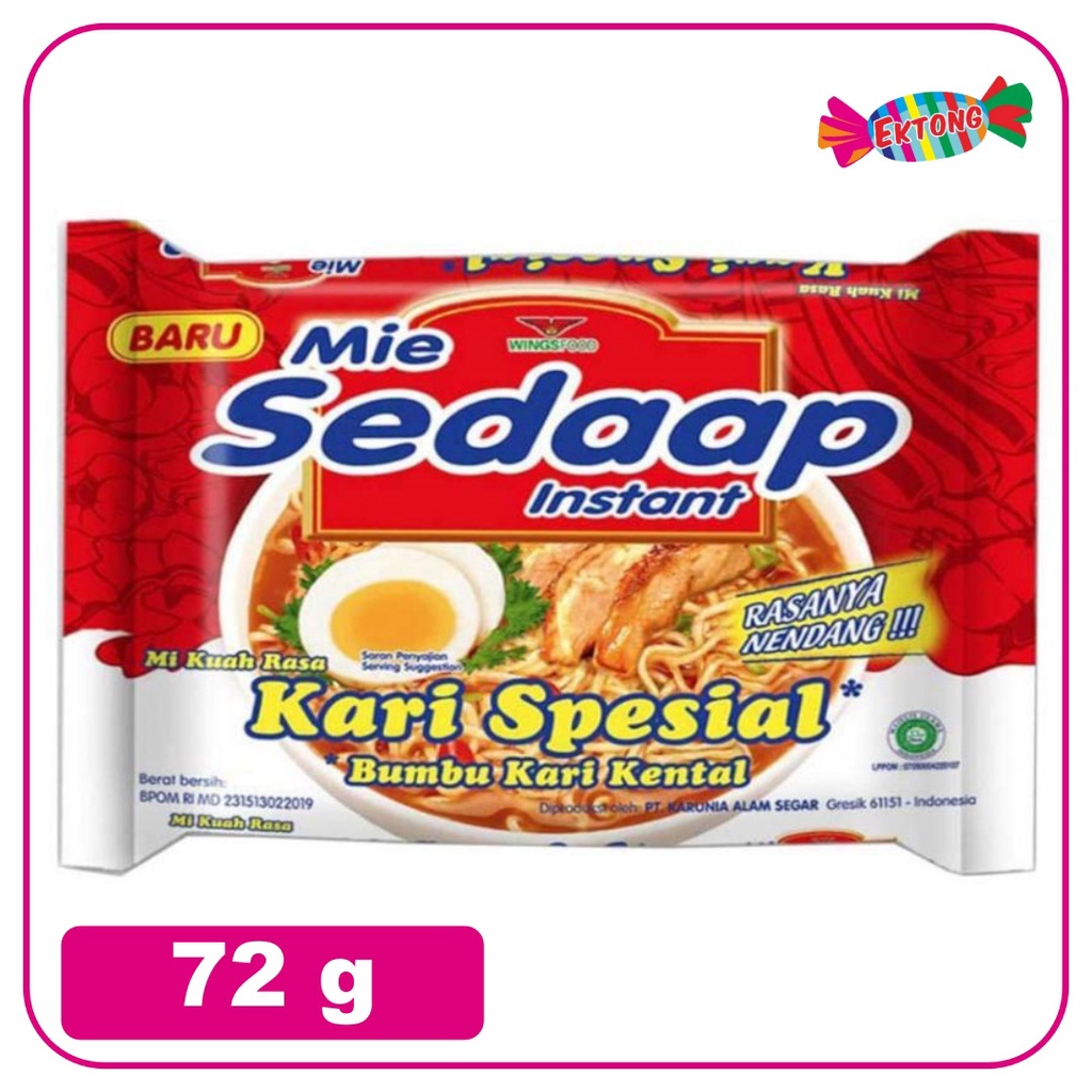 

SEDAAP MIE KARI KENTAL 72 GR