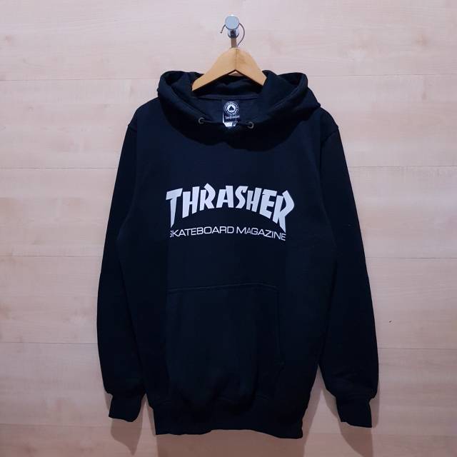 HOODIE THRASHER SKATEBOARD MAGAZINE BLACK