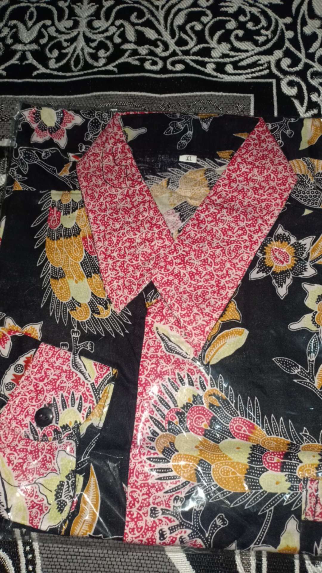 Batik Couple Keluarga Sania Ruffle Ori Ndoro Jowi Dnt Motif Phonik