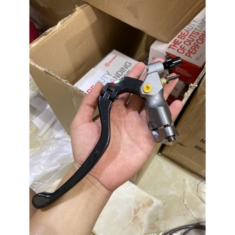 Handle kiri brembo izumi lengkap switch rem dan dudukan spion handle rem/kopling