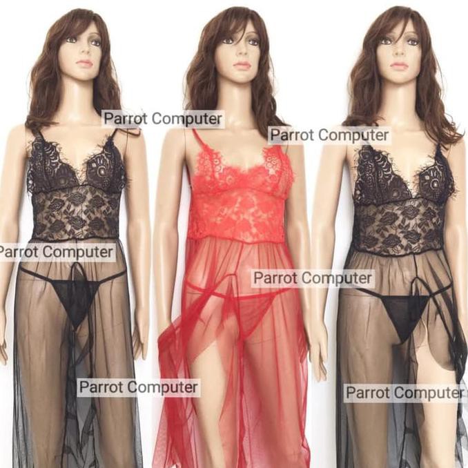 Lingerie Wanita Lingeri Transparan 992 Baju Tidur Murah Dewasa Panjang