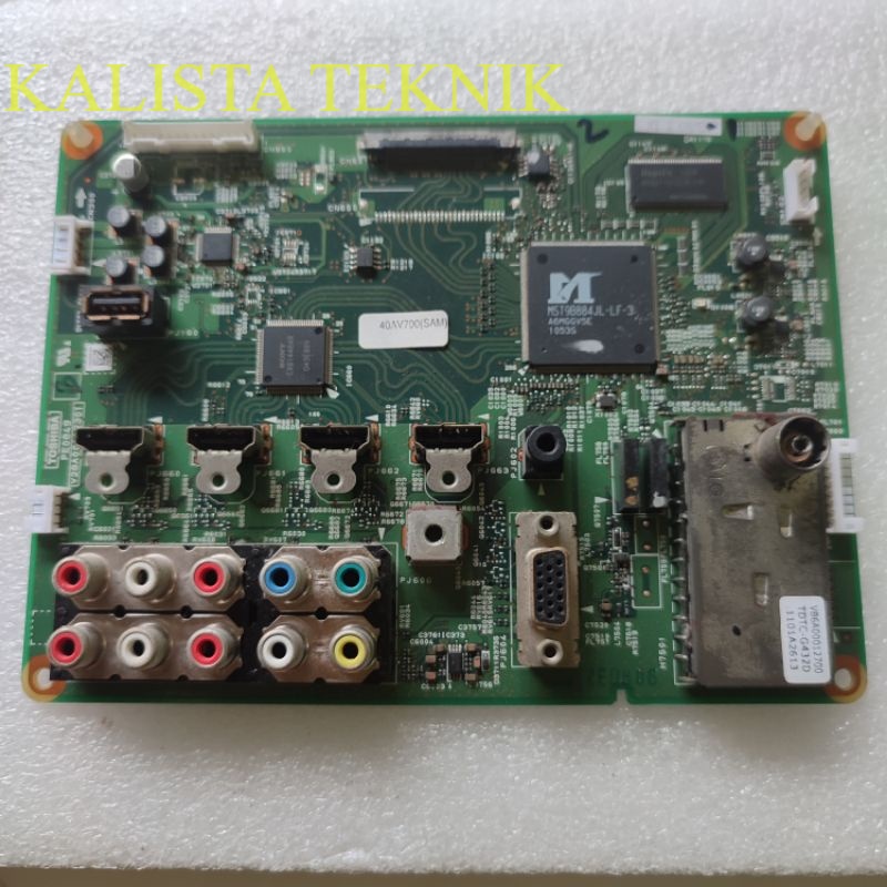MB mainboard motherboard mesin tv Lcd Toshiba 40AV700 E - 40AV700E ori