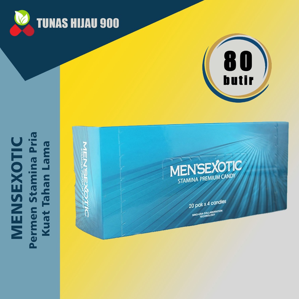 MENSEXOTIC Original Box 80 pcs Permen Kuat Tahan Lama Sex