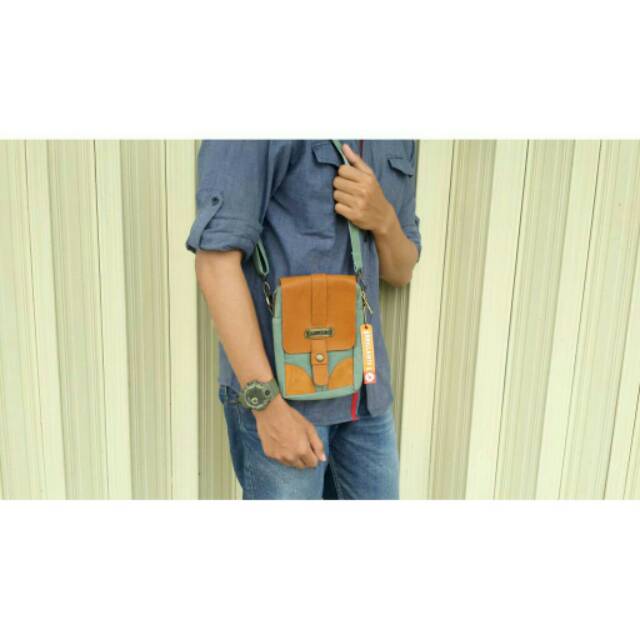 Brillante logger / tas pinggang pria / slempang / sling / kecil / simpan hp