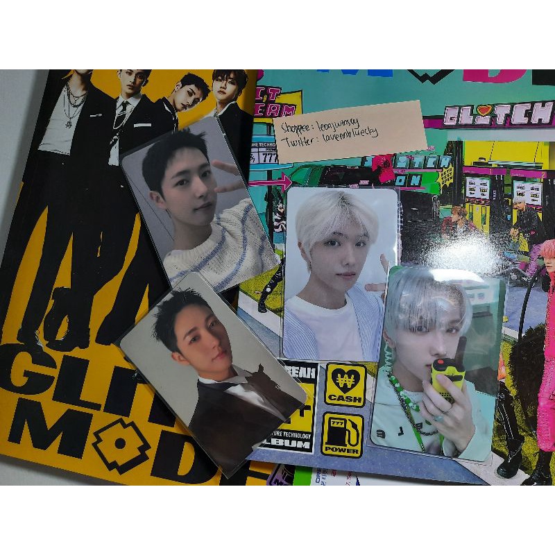 [BOOKED] WTS PC JISUNG GLITCH MODE (GLITCH VER) + SM STORE BENEFIT
