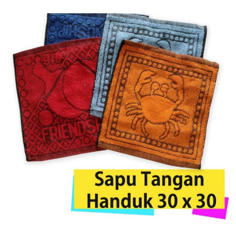 Saputangan Handuk motif/1pcs (R²)