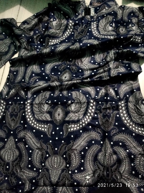 Maura Couple - Sania Ruffle Batik Couple Ori Ndoro Jowi Garansi Termurah Shopee - Batik Modern Solo