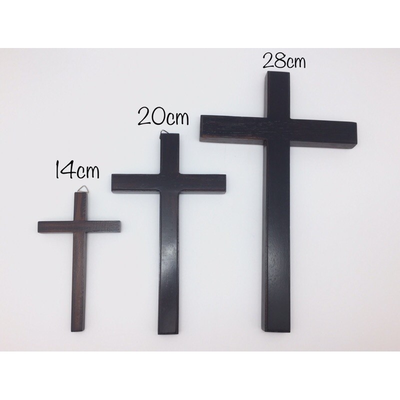 Salib Dinding Kristen Protestan Kayu Sono