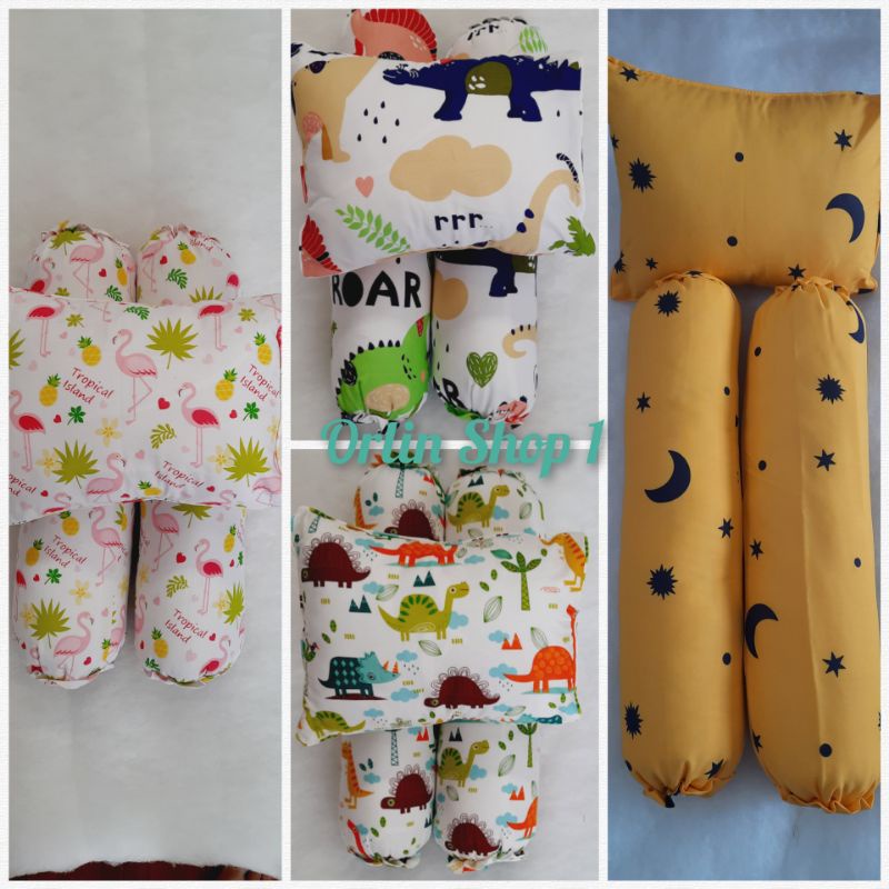 READY Bantal Guling Bayi Set / Baby Pillow Set / Bantal Bayi