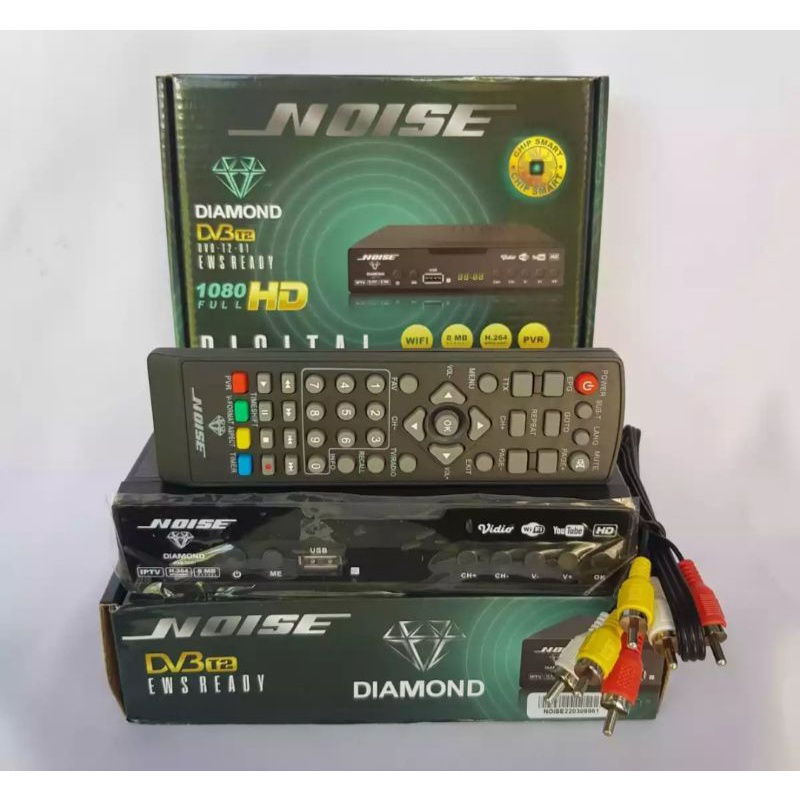 set top box T2  siaran tv digital NOISE