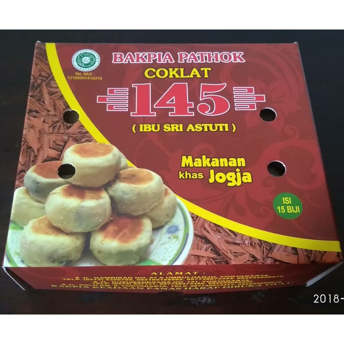 

bakpia pathok 145 rasa coklat