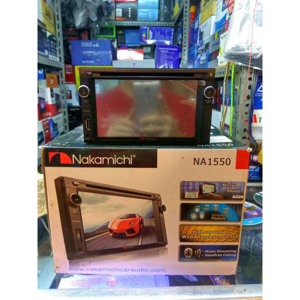HEAD UNIT DOUBLE DIN NAKAMICHI NA1550
