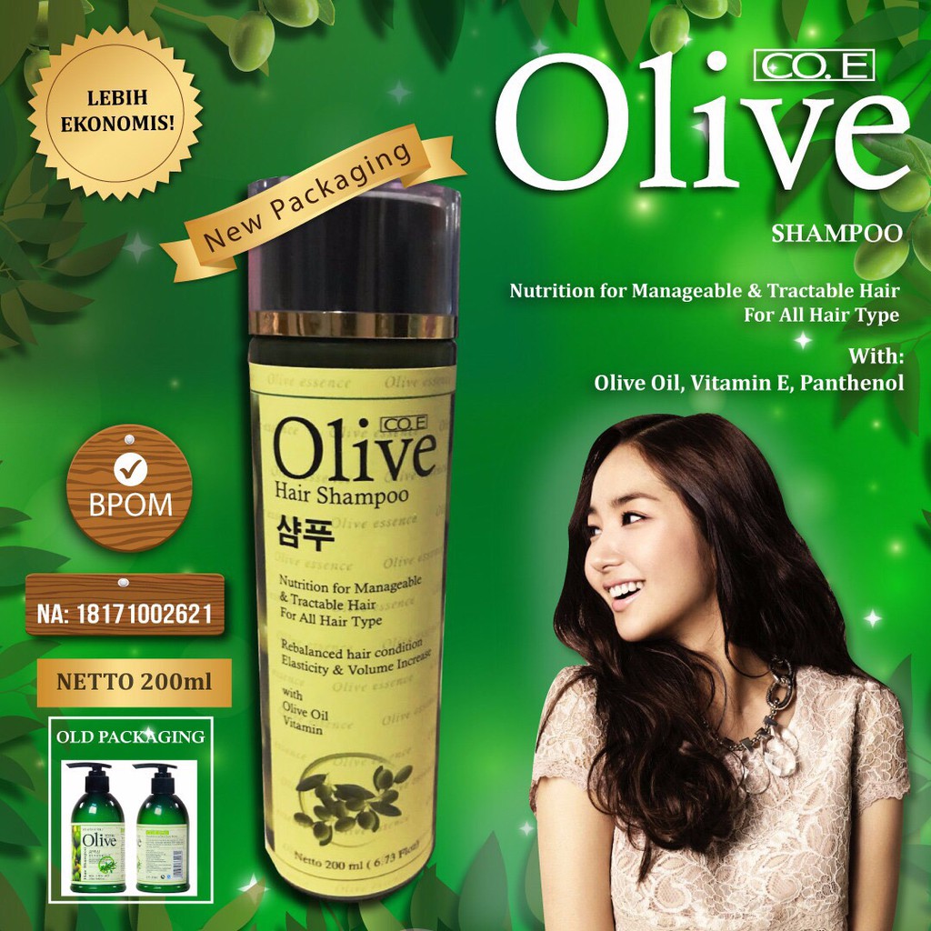 

SHAMPO OLIVE KOREA BPOM COE OLIVE NEW PACK Termurah