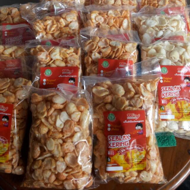

Seblak kering 250gr pedas dan tidak pedas