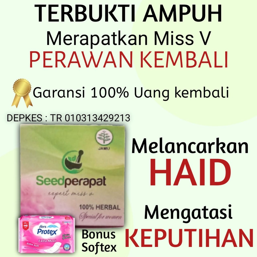 (Original) SEED PERAPAT Obat Perapat PERAPET RAPET Miss V Jamu Perapat Vagina MISS V Kewanitaan