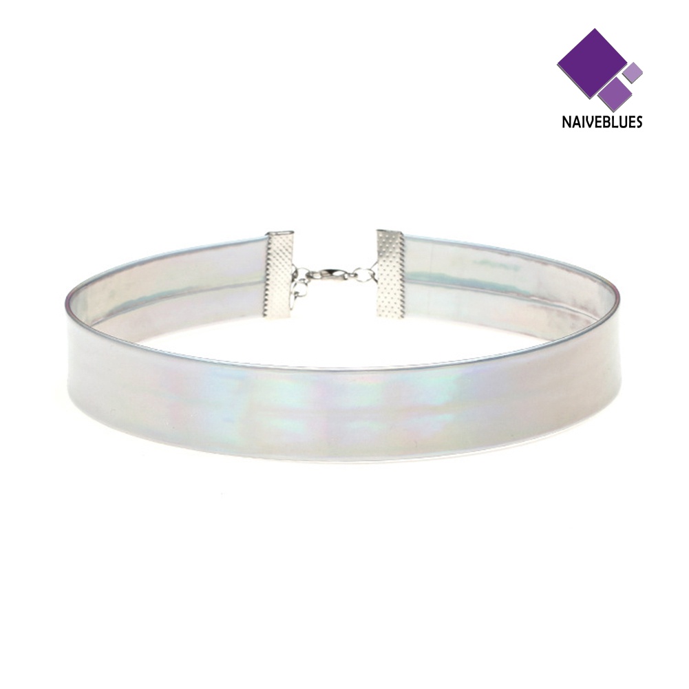 Kalung Choker Gaya Punk Warna-Warni Untuk Wanita