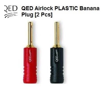 Best Seller Qed Airlock Banana Plug Kabel Speaker [2 Pcs]