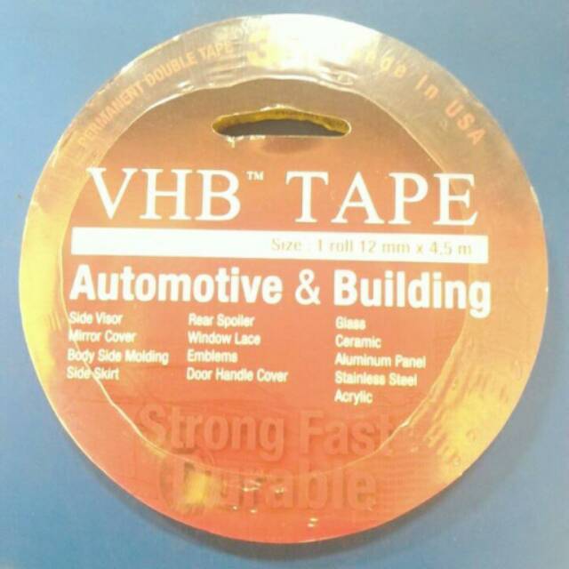 

VHB Tape/Double Tape 3M 12mm X 4.5m Asli 3M