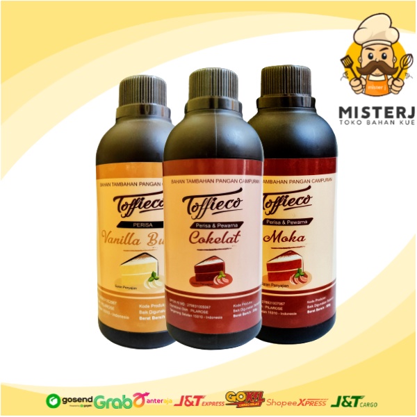 

Toffieco Perisa Pewarna | 500 Gram | All Varian Rasa