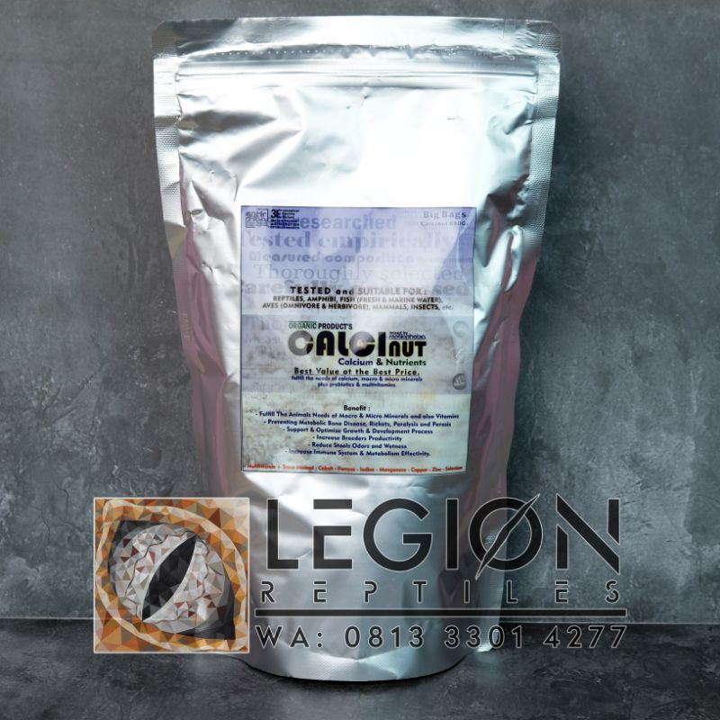Jual CALCINUT BIG BAGS / KALSIUM HEWAN REPTILE LEOPARD GECKO / MULTIVITAMIN Shopee Indonesia