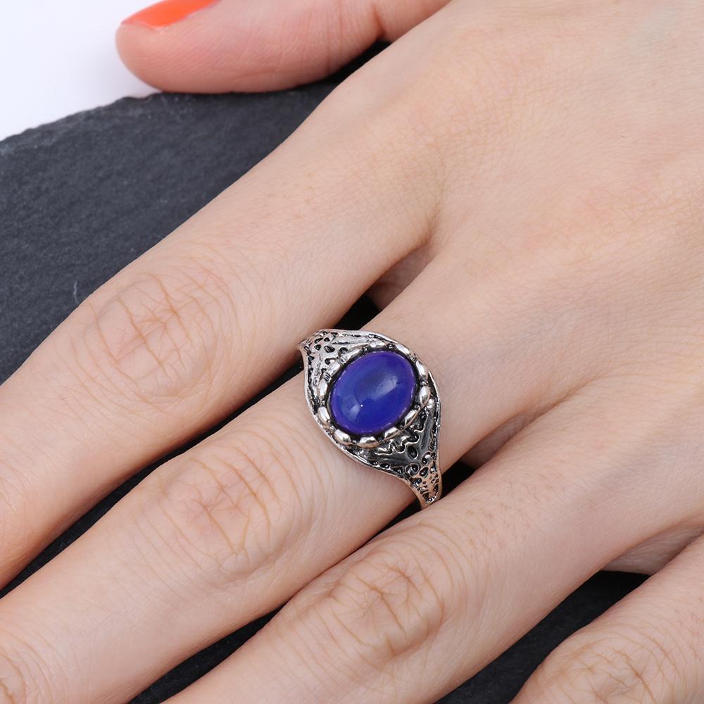 Preva Mood Ring Hadiah Kreatif Perhiasan Fashion Baru Kontrol Suhu