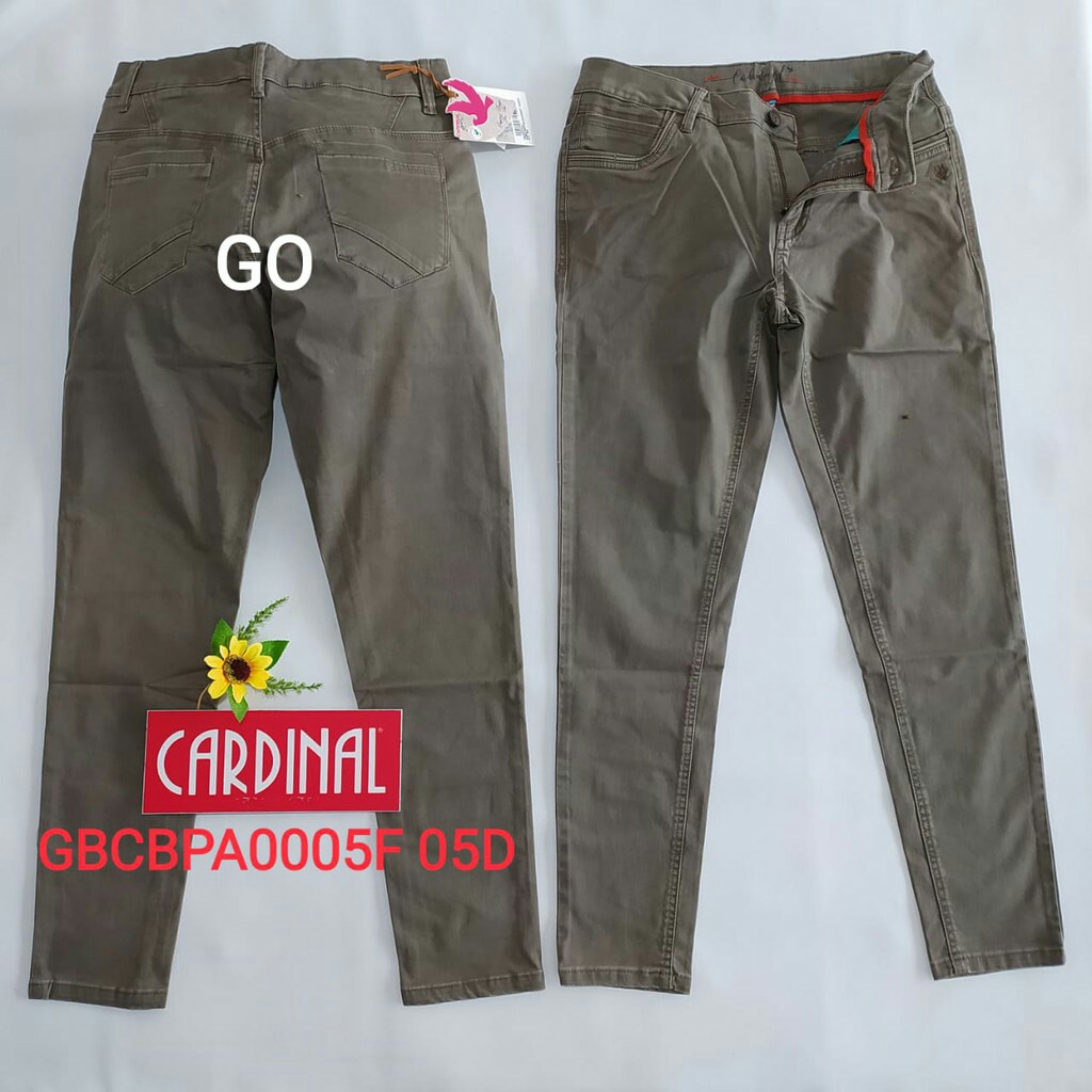 gof S CELANA JEANS CARDINAL Casual Katun Pensil Skinny Fit Celana Panjang Jeans Perempuan