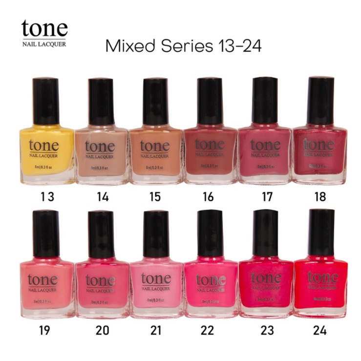 Kutek Kuku Kitek Kuku Tone Nail Lacquer Mixed Series 1 Box