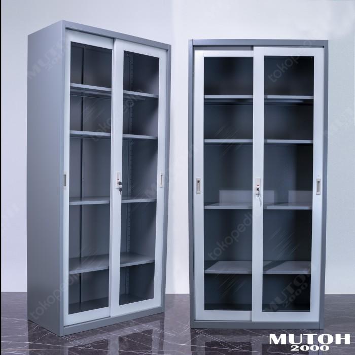 

Filling Cabinet / Lemari Arsip Lemari Besi Filling Cabinet - Pintu Kaca Sliding Geser Kualitas Terbaik