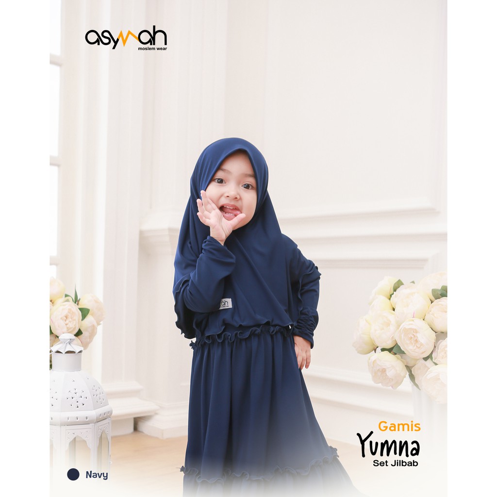 GAMIS ANAK YUMNA SET JILBAB TERBARU