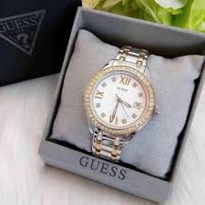 GUESS W0848L4 Waverly - Jam Tangan Wanita - Silver/Gold