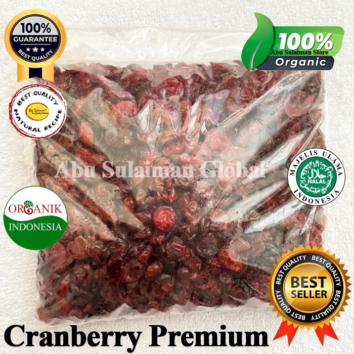 

Dried Cranberry 1 Kg Premium Quality / Buah Cranberry Kering 1000gr