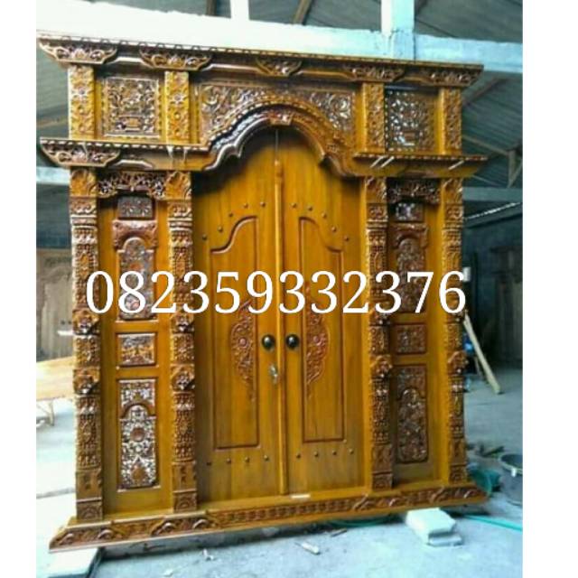 Pintu gebyok ukir Jepara 250cm