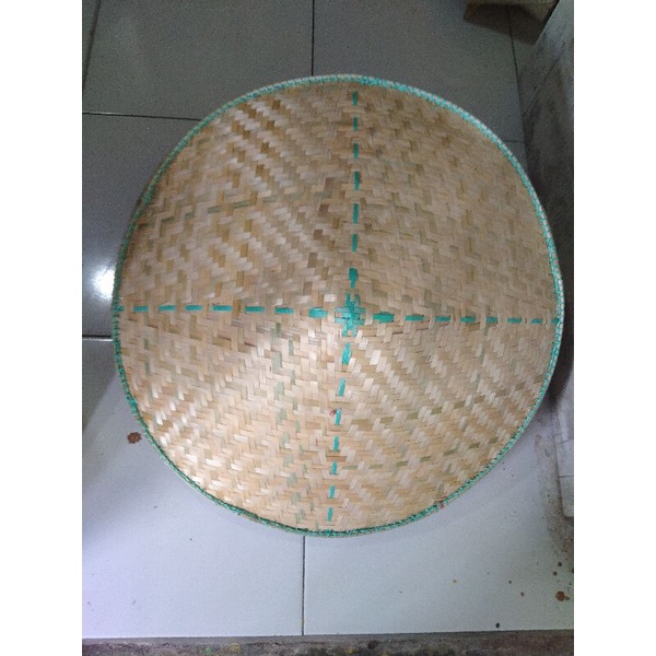 Caping topi tani besar ukuran 58-60 cm