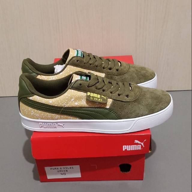 puma g vilas green