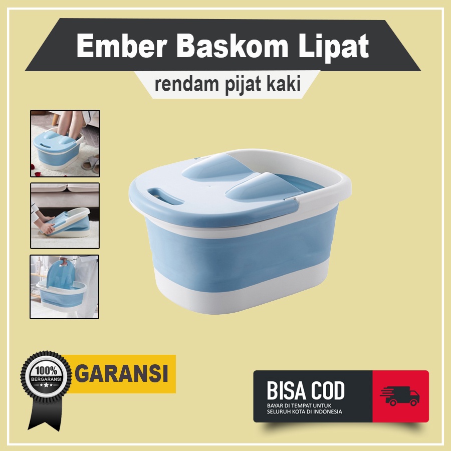 Ember Baskom Lipat Rendam Pijat Kaki